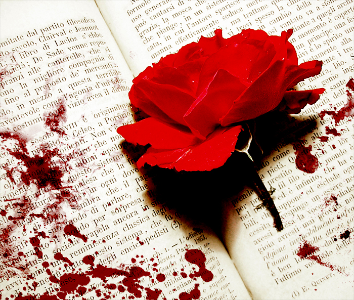 Blood stained words