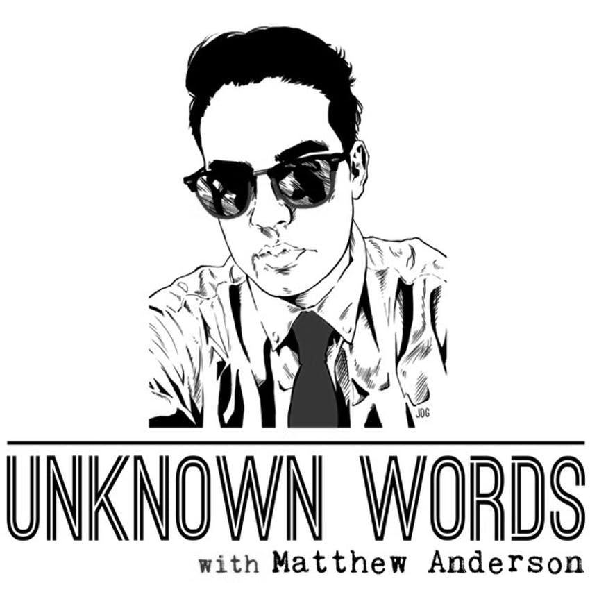 Unknown Words podcast logo