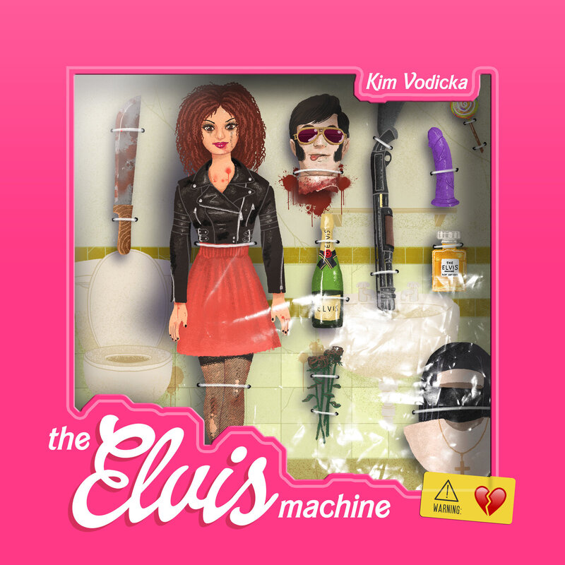 Book cover: The Elvis Machine by Kim Vodicka